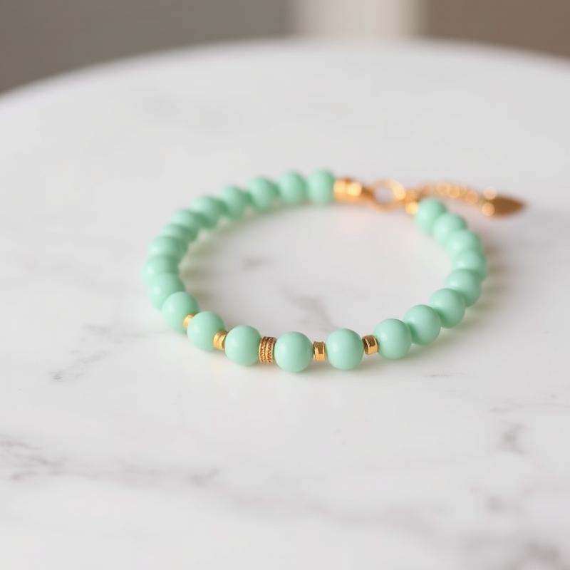 Pulseira Verde Água Delicada